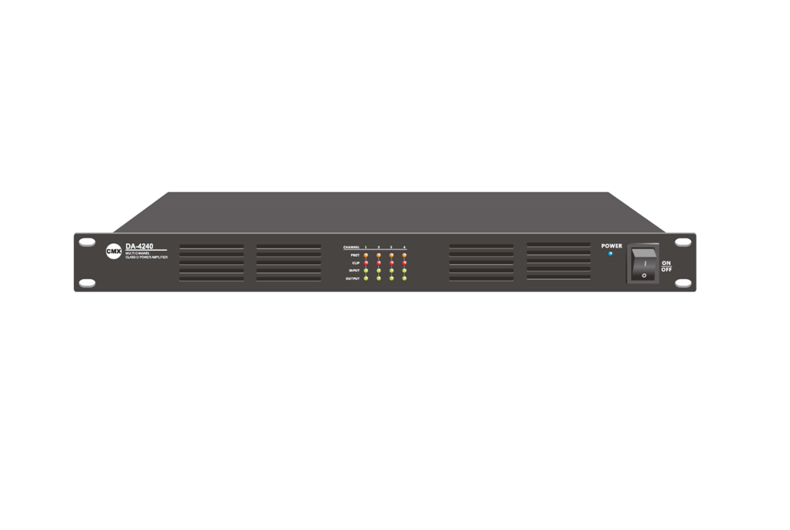 Four Channel Class-D Power Amplifier DA-4060, DA-4120, DA-4240, DA-4350, DA-4500