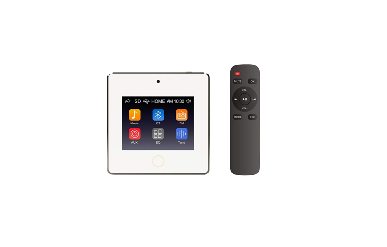 A4 In Wall Amplifier 3.5 Inch Touch Screen 4x 30W