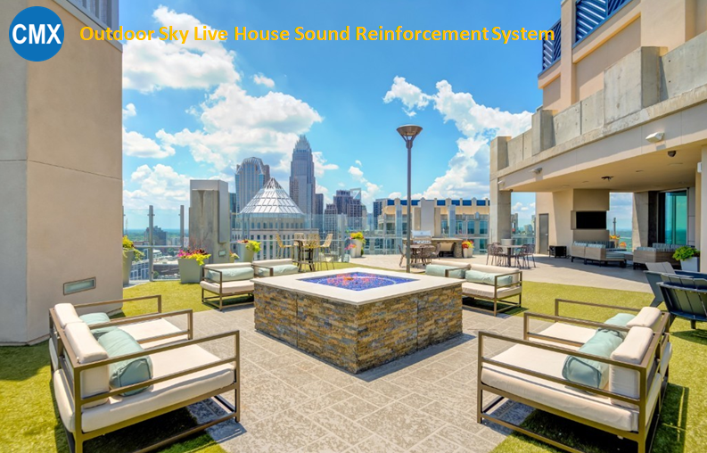 Sky Live House Outdoor Sound Reinforcement System