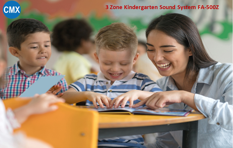 3 Zone Kindergarten Sound System by CMX AUDIO FA-500Z